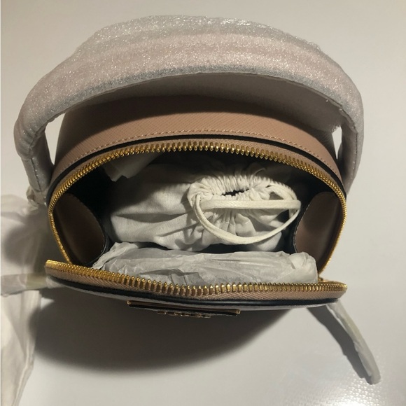 Prada Saffiano Lux Mini Odette Backpack Bookbag Purse - Picture 11 of 11